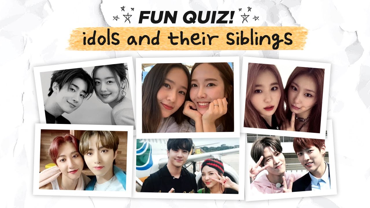 [Pops in Seoul] Idols and their siblings👬 [K-pop Dictionary]
