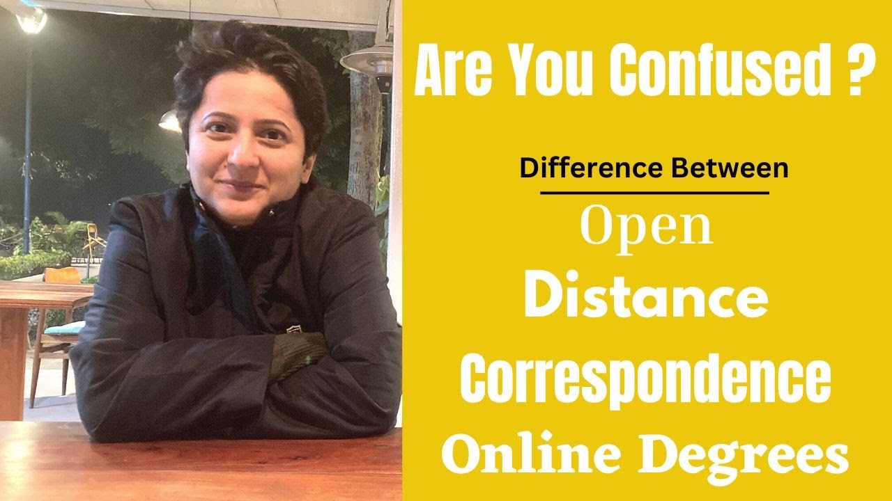 Understanding the Differences: Open, Online, Correspondence, and Distance Education Degrees