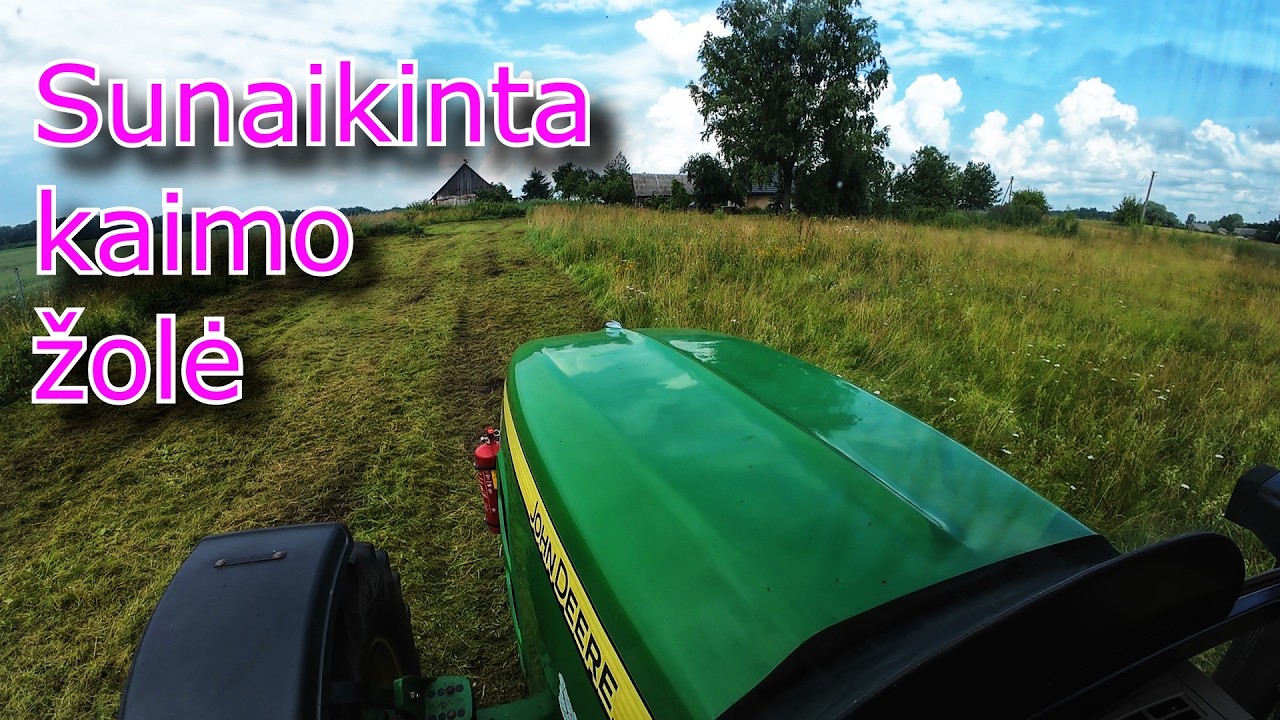 Liepos 15/Užsakytas putplasčio sunkvežimis/Kaimo ir namų žolės pjovimas