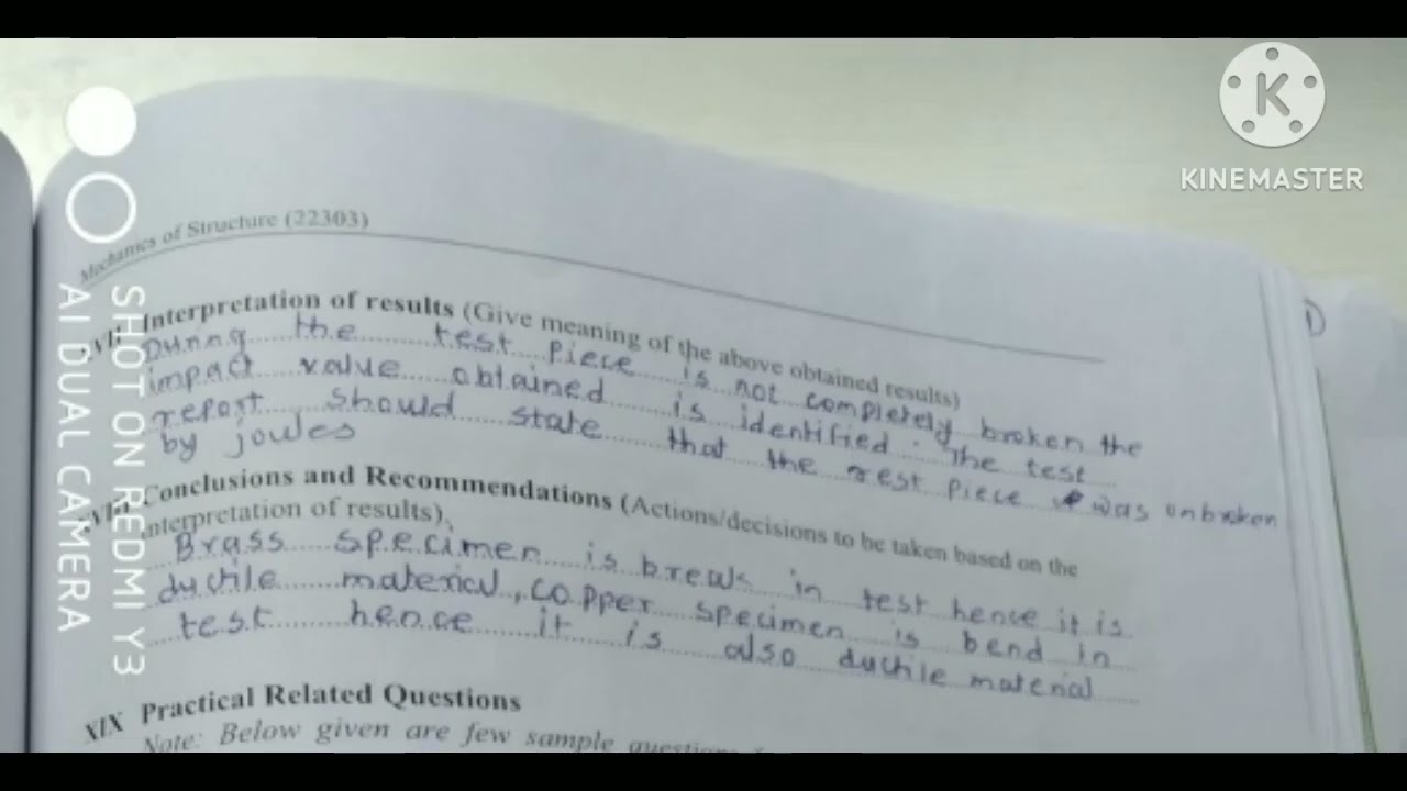 Mechanic Of Structure (22303) Practical No 6 Lab manual answer