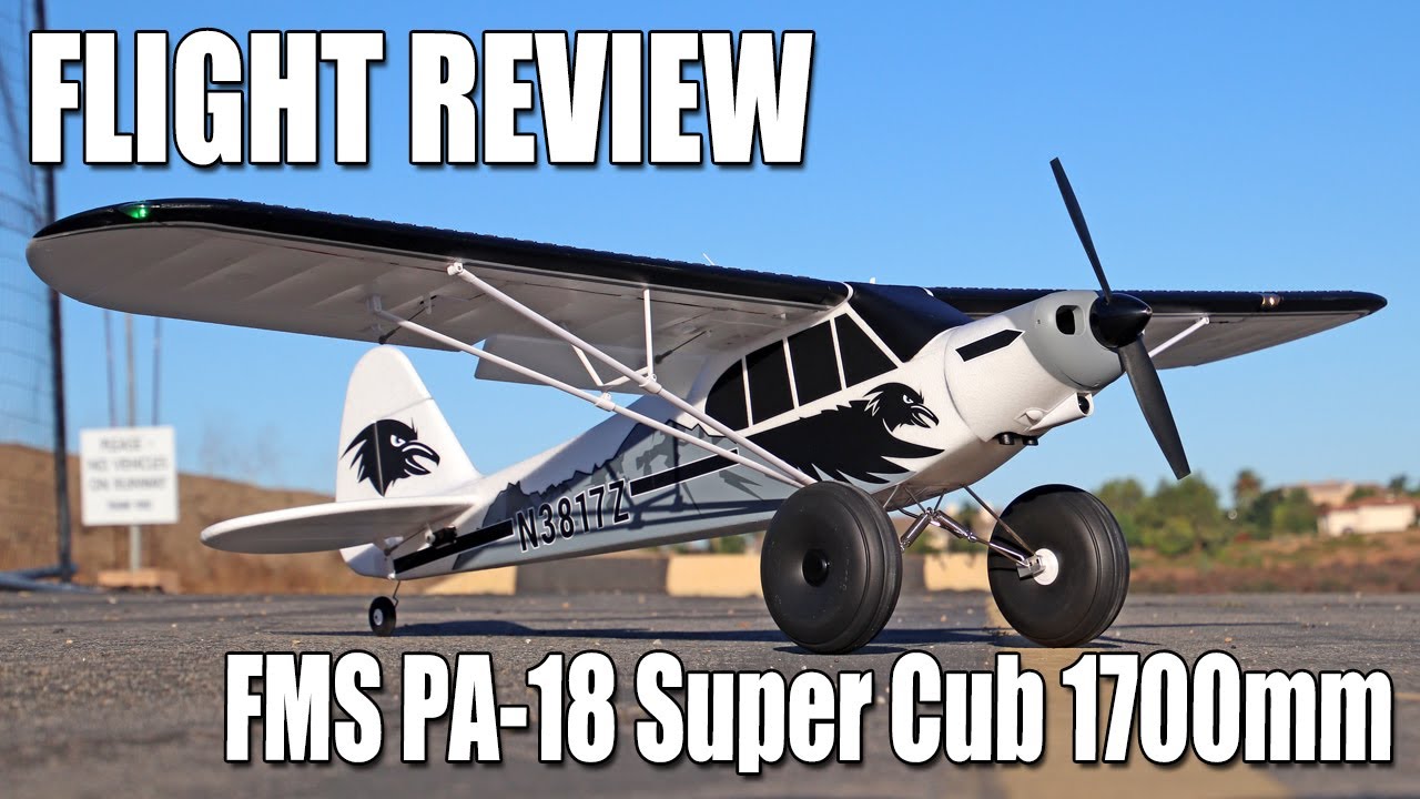 С поля — Обзор сборки и полета FMS PA-18 Super Cub EP 1700 мм