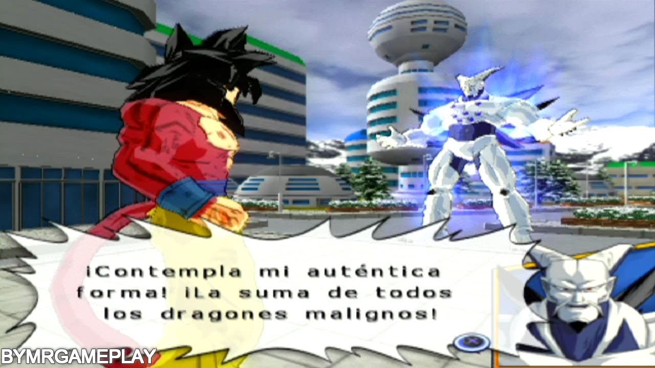 Dragon Ball Z: Budokai Tenkaichi 2 Latino Goku SSJ4 Vs Omega Shenron # 1