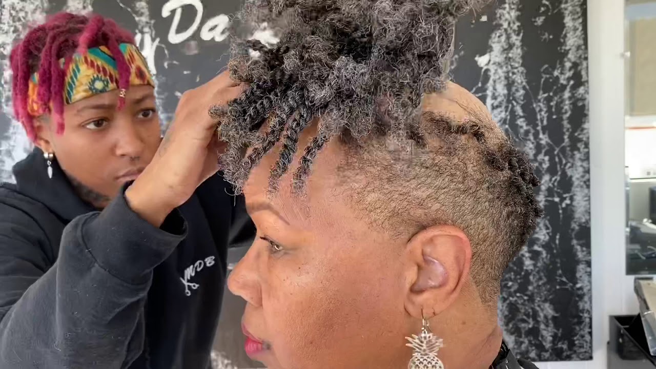 She found me on YouTube! She was tired of wearing wigs(with straps)...  so I had to help ❤️❤️