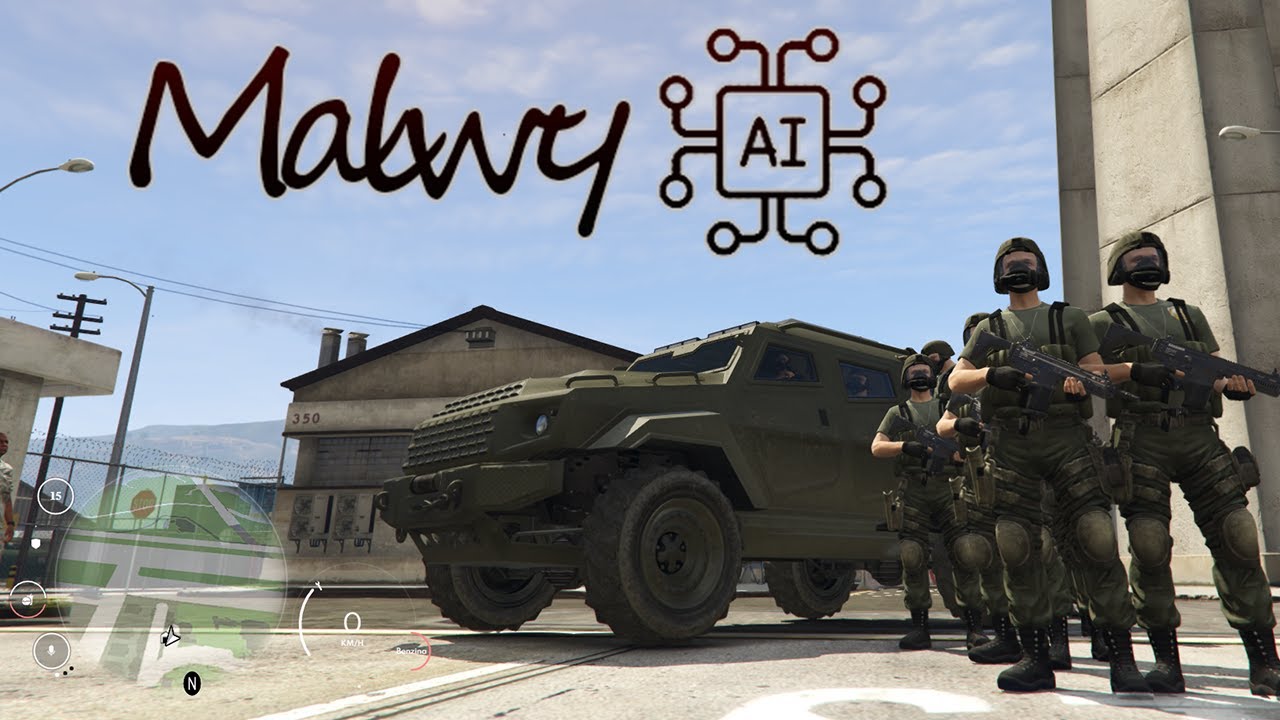MalwyAI Showcase - Advanced Ped/Guards creator. Controllable Peds/NPCs for FiveM script.
