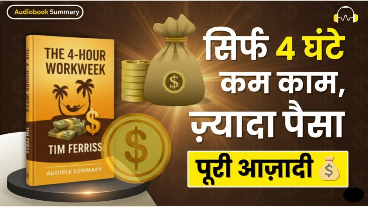 4 Hour Workweek 🔥 | Sirf 4 Ghante Kaam Aur Paisa? 🤯 Book Summary