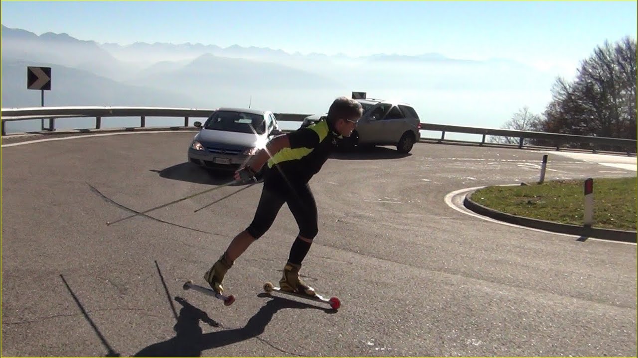 Skirollern Training am Mendelpass