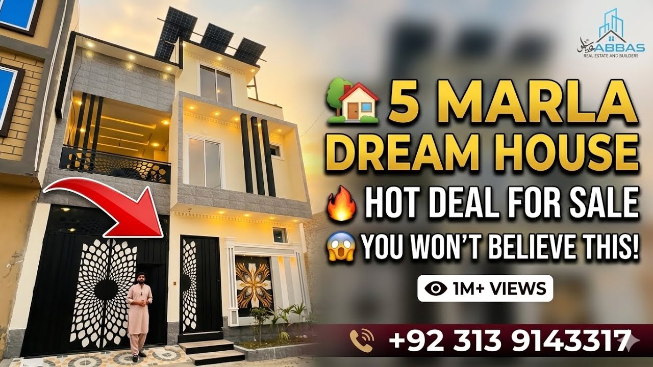 5 Marla House Design In Pakistan | 5 Marla House For Sale On Warsak Road , Peshawar|