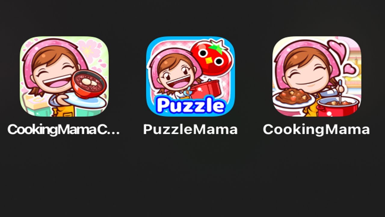 Cooking MaMa 1: Classic, Cooking MaMa 2: Cuisine, Cooking MaMa 3: Lets Cook Puzzle