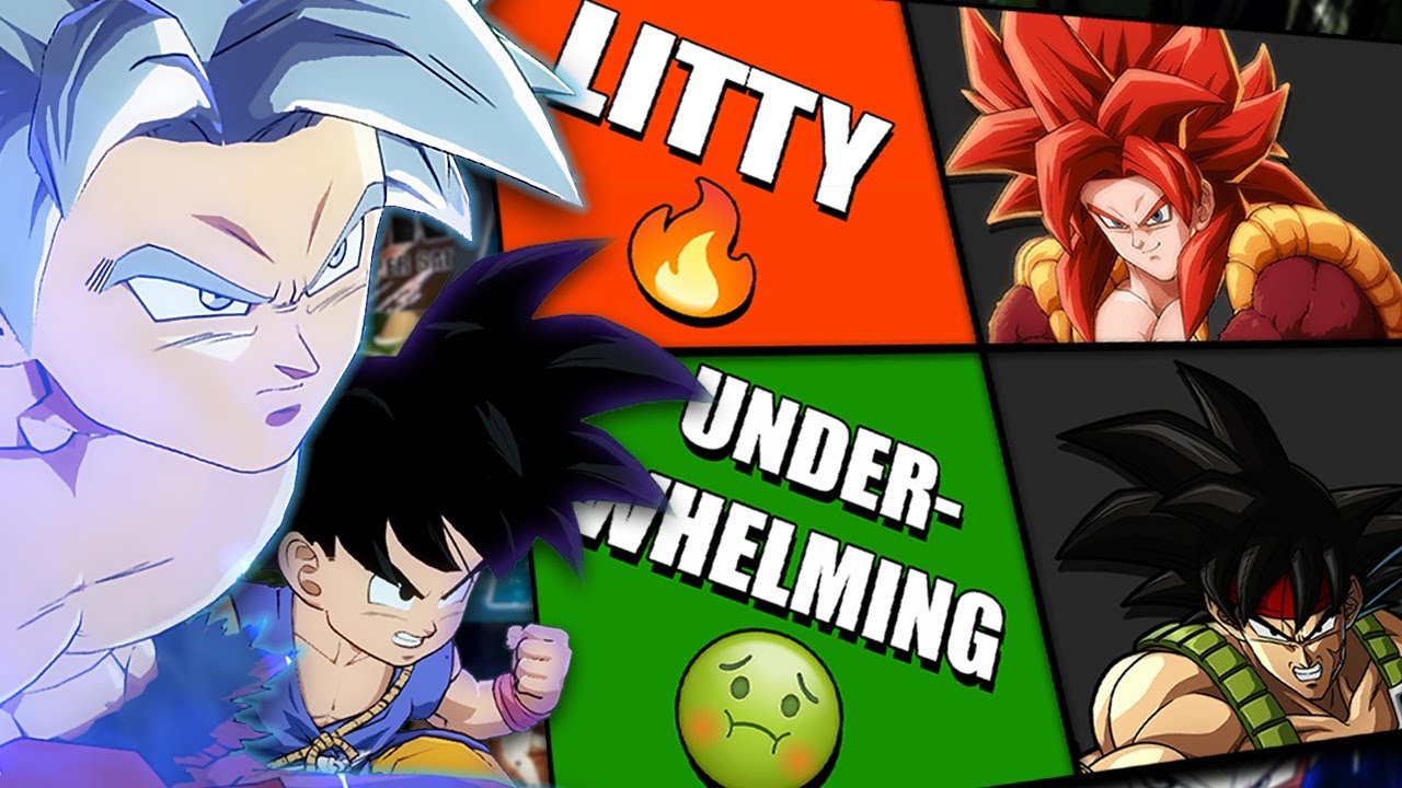 Ranking EVERY CHARACTER by their THEME - The BEST Dragonball FighterZ Tier List!