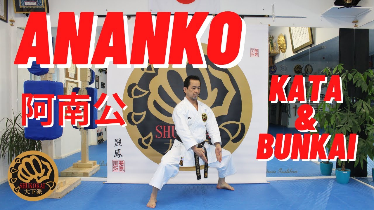 Shitoryu Kata ANANKO & Bunkai explained by Japanese Karate Grand Master 10th Dan.