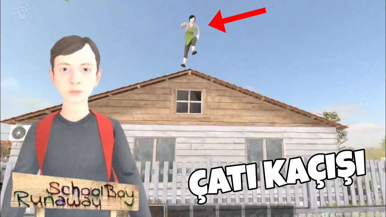 DERS ÇALIŞMAMAK İÇİN ÇATIDAN KAÇTIM -Schoolboy Runaway