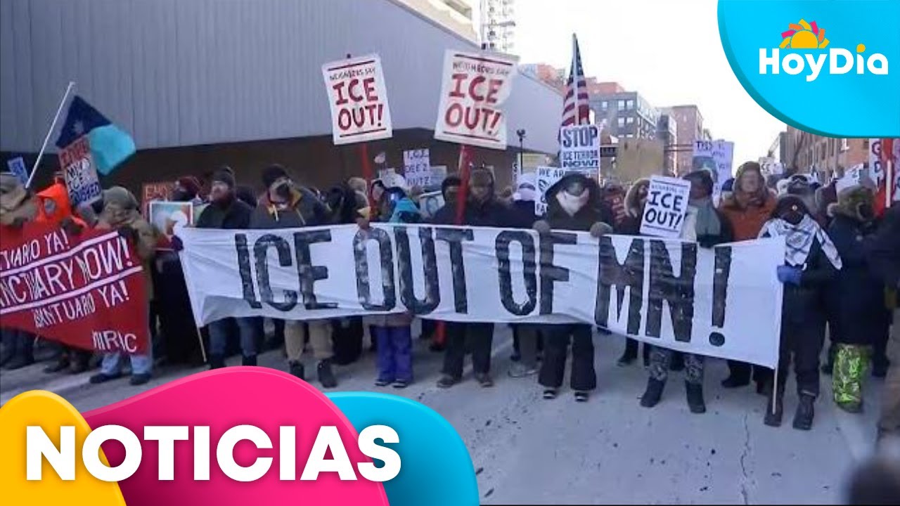 EN VIVO: Miles marchan en Minneapolis contra el despliegue de agentes del ICE en la ciudad