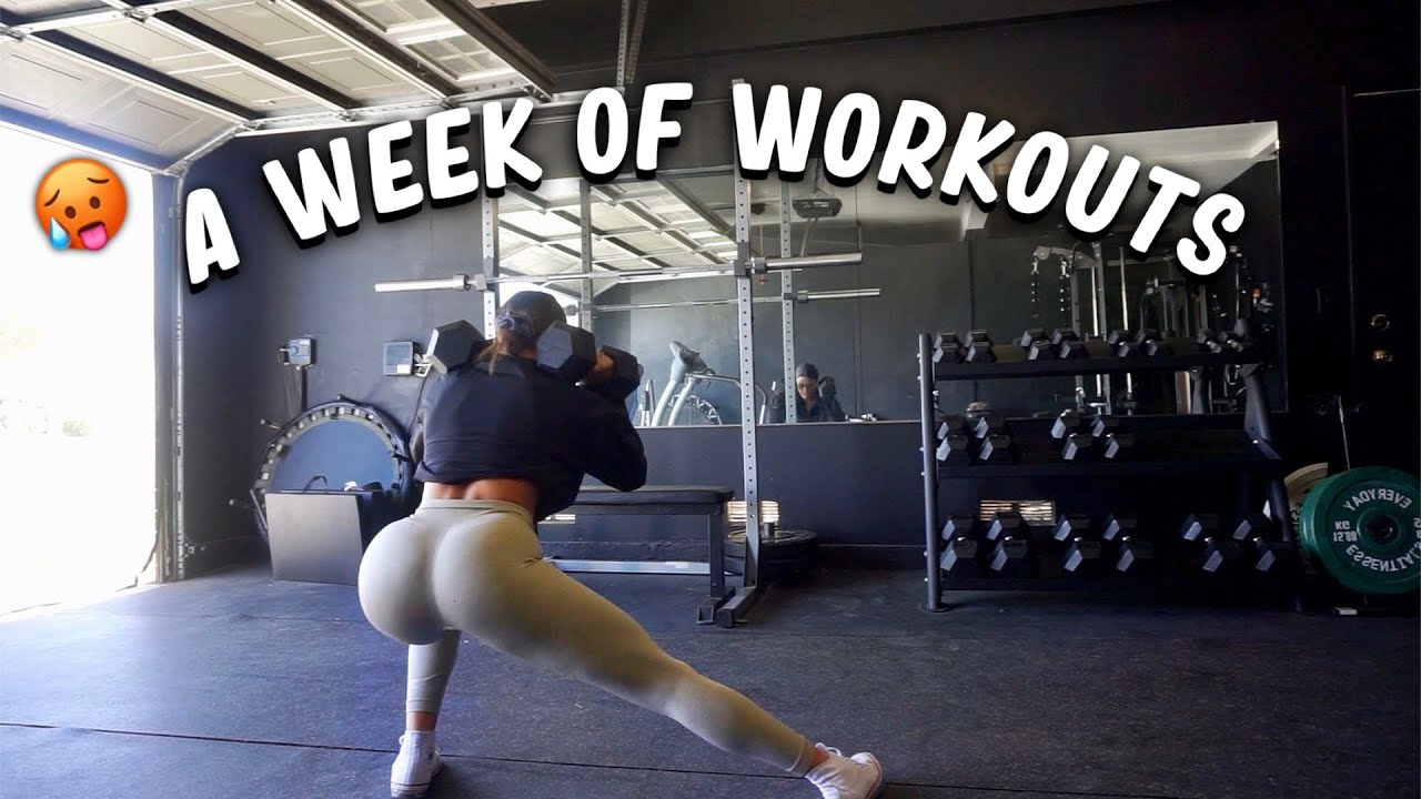MY FULL WEEK OF WORKOUTS | MY WORKOUT ROUTINE
