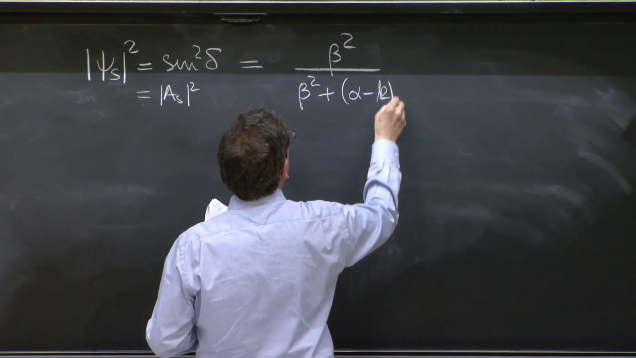 Modelling a resonance