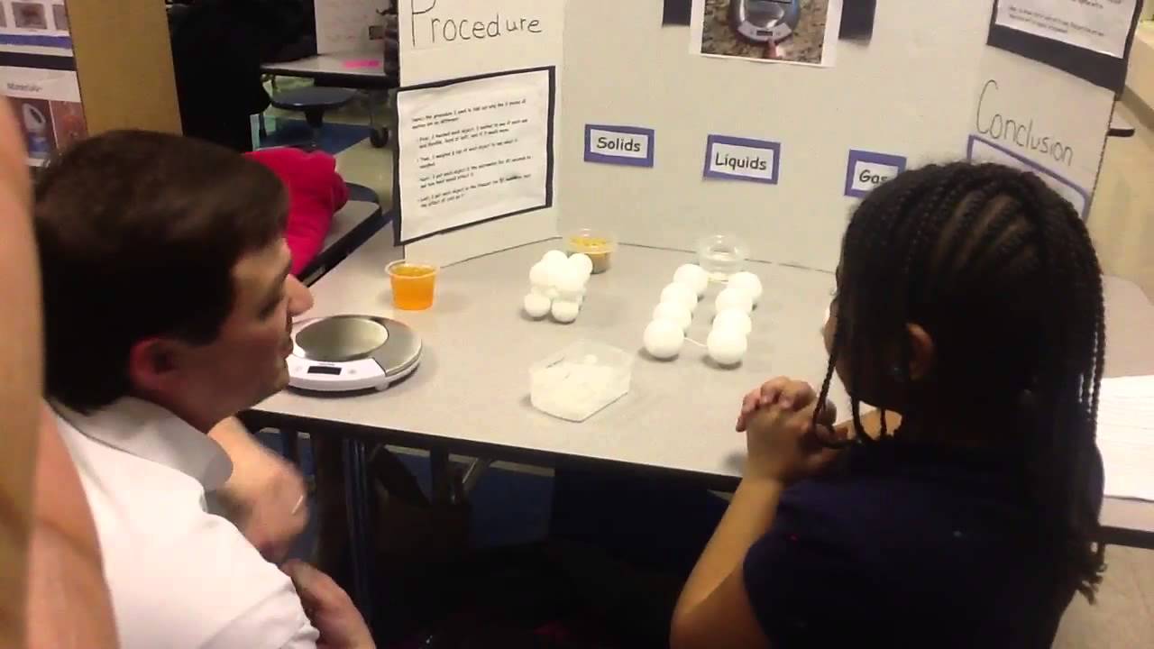 2nd Grade Science Project - solid AND liquid