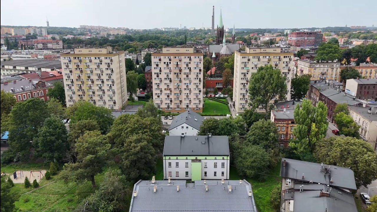 10.08.2025. 🇵🇱Siemianowice Śląskie. Ul.Komuny Paryskiej i Okolice z Drona 4K 60fps