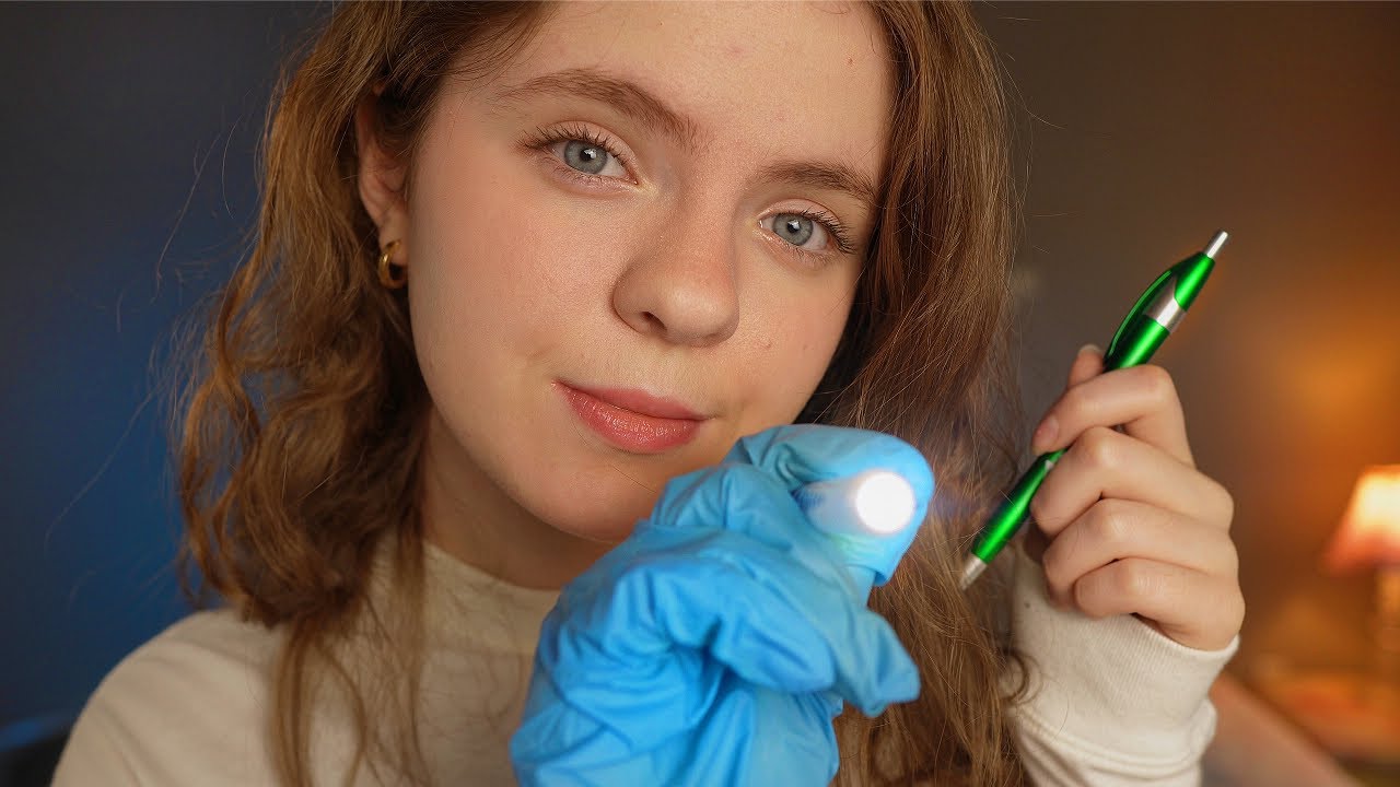 ASMR Быстрое обследование черепных нервов ?? 🤨 Medical Roleplay, Roleplay