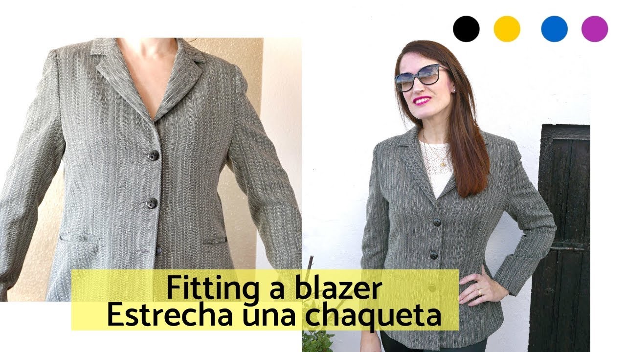 ESTRECHA una CHAQUETA de forma FÁCIL