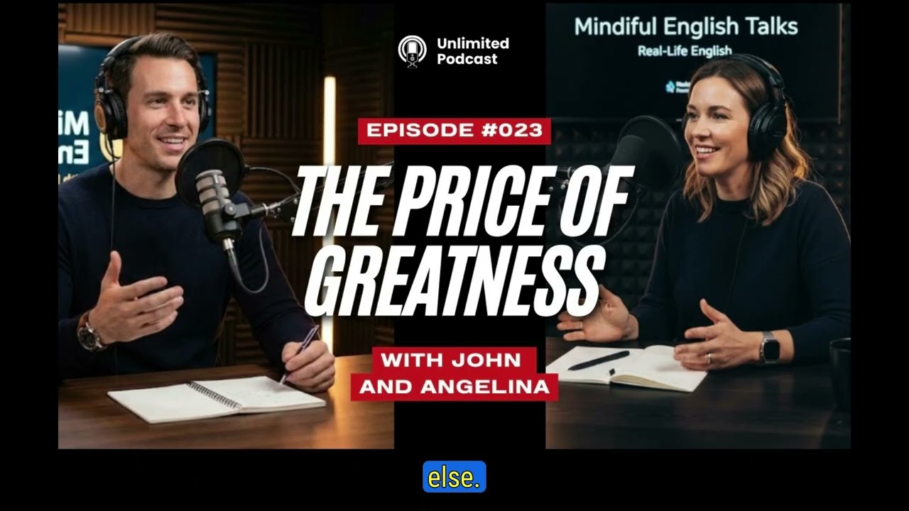 The Price of Greatness | Grow Your English | Grow Your Mind | Mindful English Talks