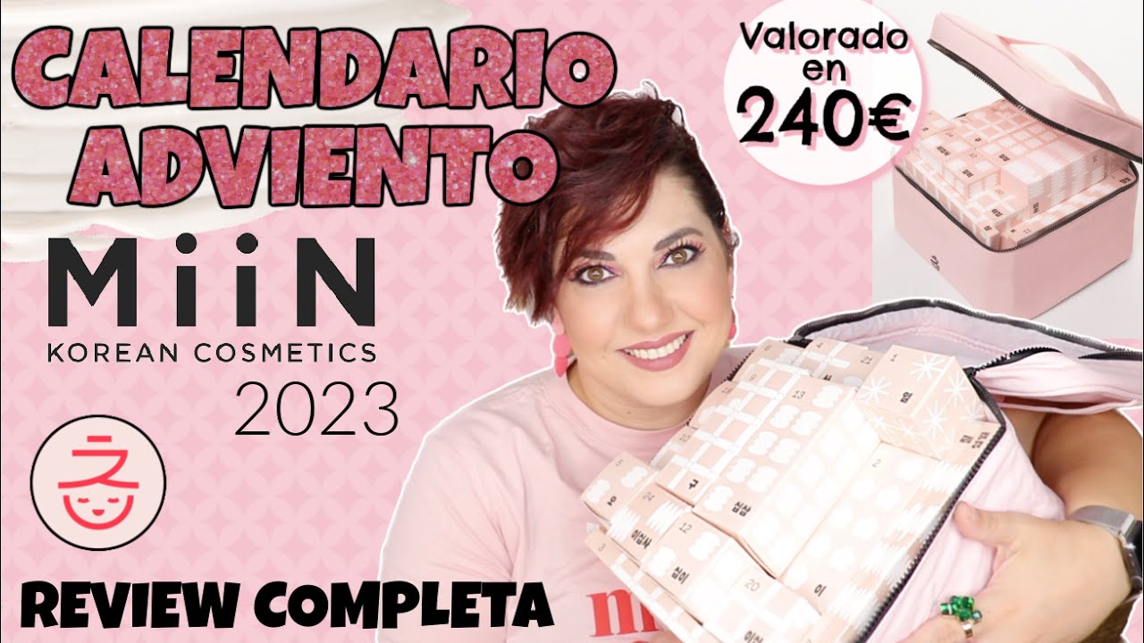 CALENDARIO ADVIENTO MIIN 2023 🌸 Cosmética coreana - REVIEW COMPLETA BELLEZA⎥Monica Vizuete