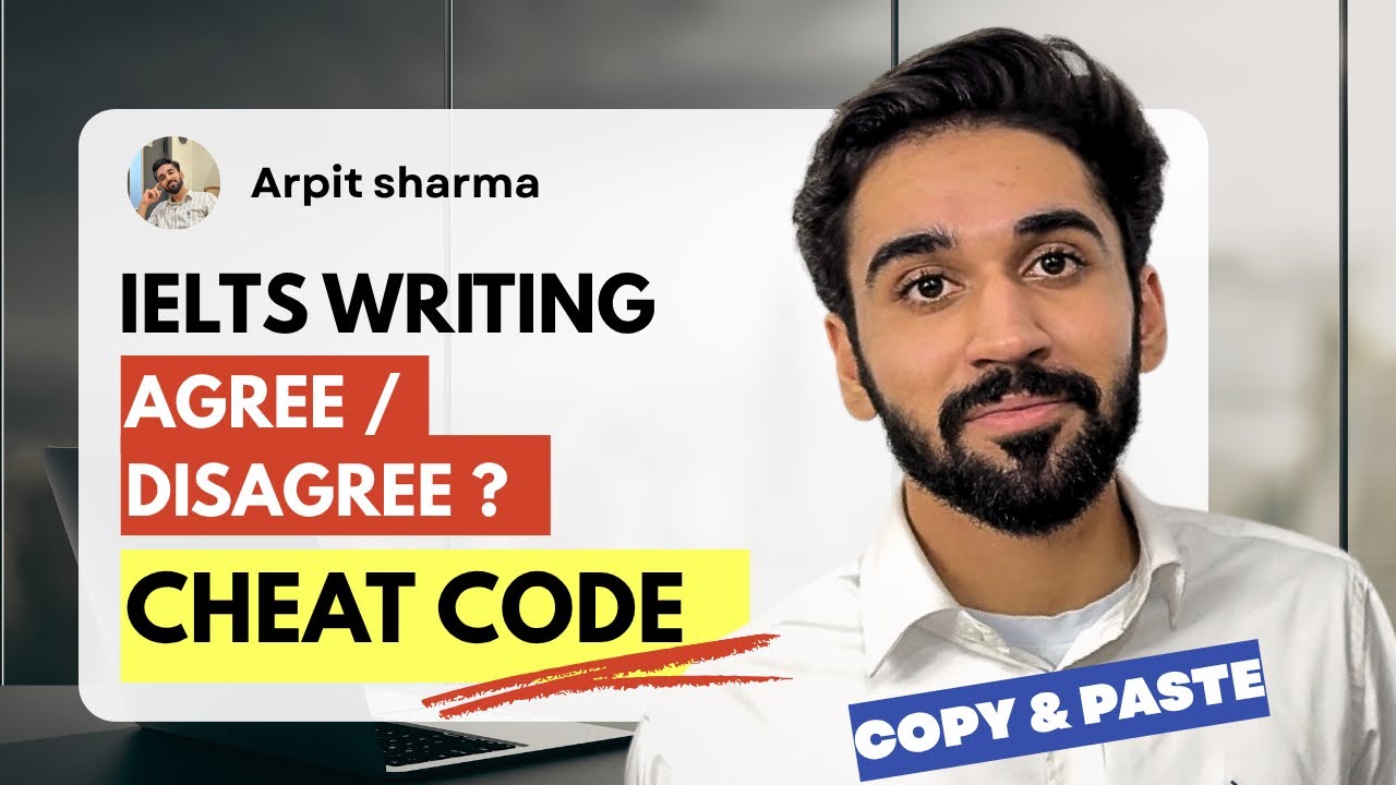ШИТ-КОД для задания 2 по письменной части IELTS 🔥 | Шаблоны эссе &laquo;Согласен/Не согласен&raquo; для Band 9