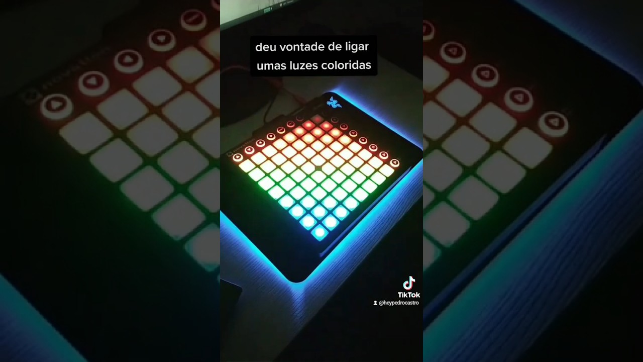Ligando meu #launchpad pra depois #musica #colorido #luzes ##ledlights #cover #razer #viral #music