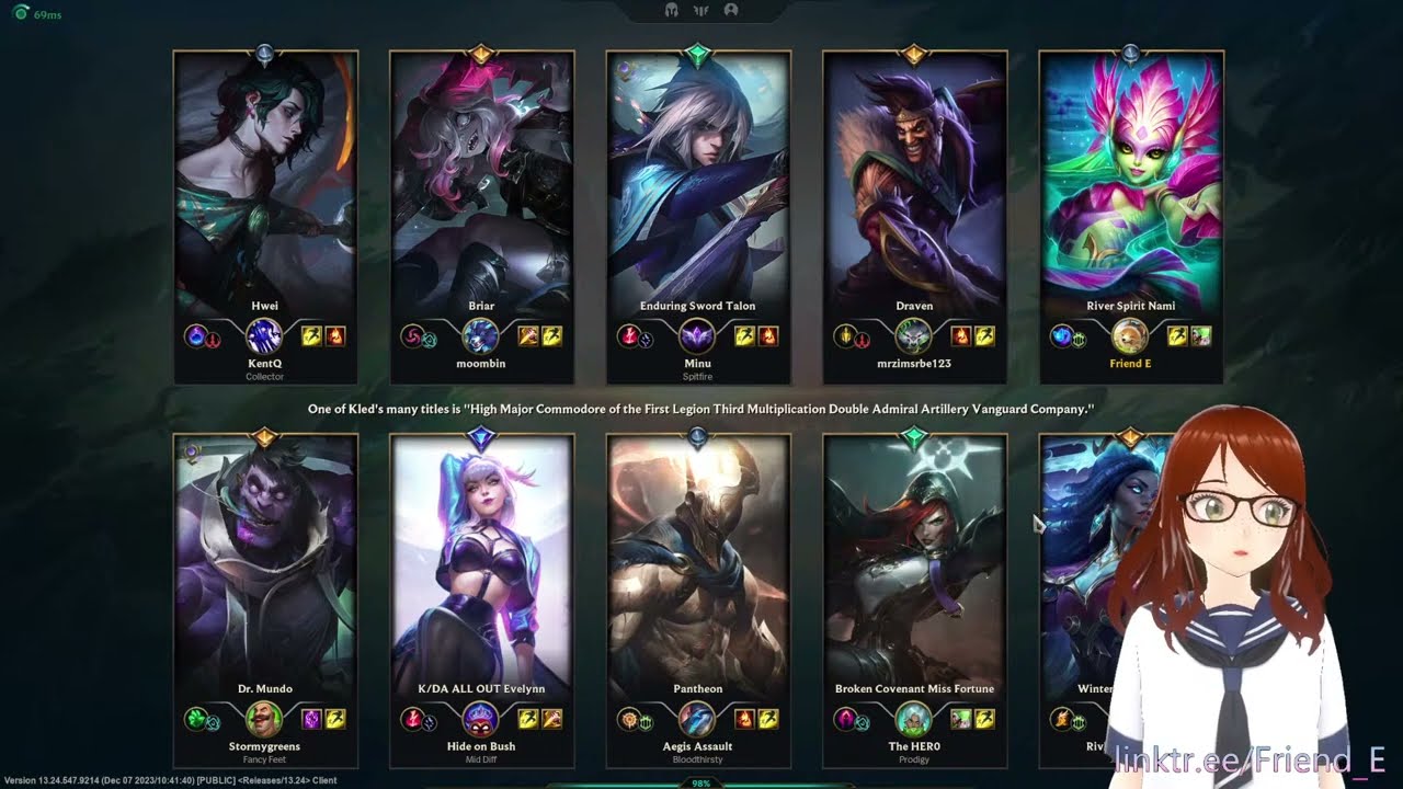 Friend E Streaming League of Legends with @AbZoNy 01
