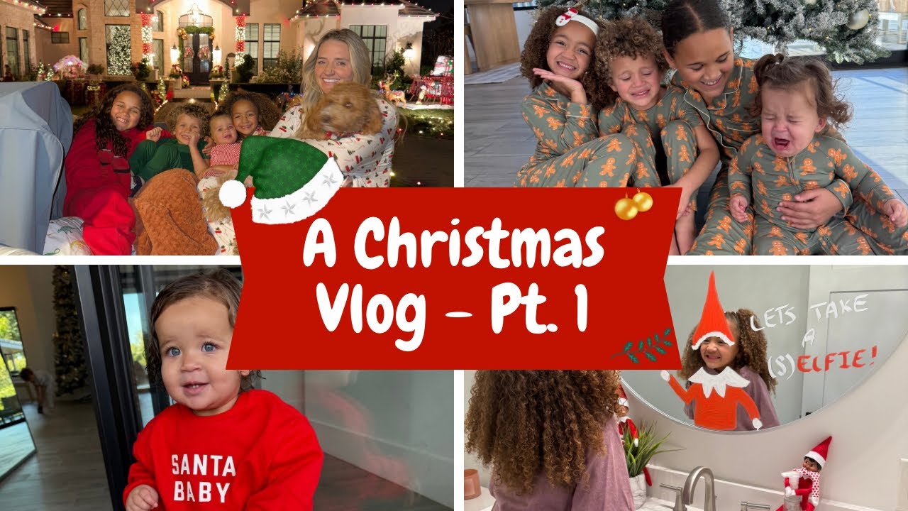 Christmas vlog! :) #family #christmasvlog #familychannel #4kids