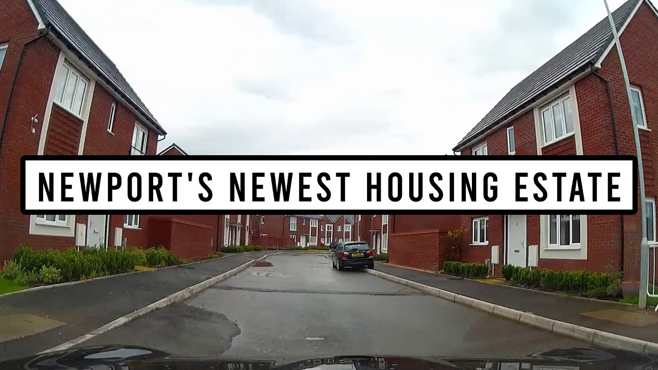 A Drive around Glan Llyn, Newport's Newest Housing Estate (Former Llanwern Steel Works Site)