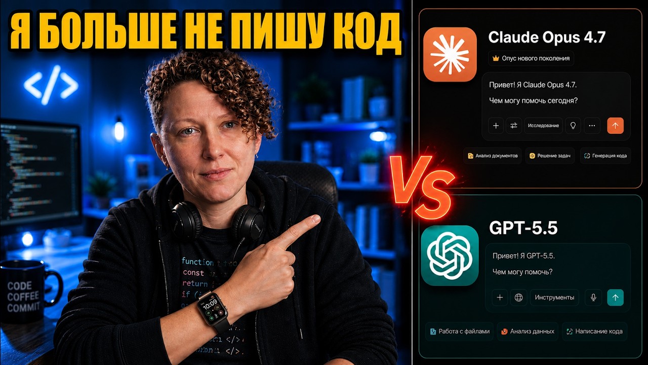 GPT-5.5 vs Claude 4.7: Почему я больше не пишу код