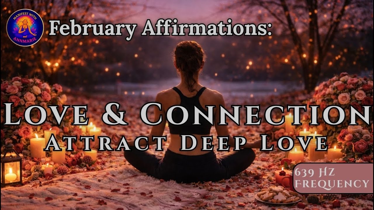 Attract Love & Deep Connection | February Affirmations | 639Hz Frequency