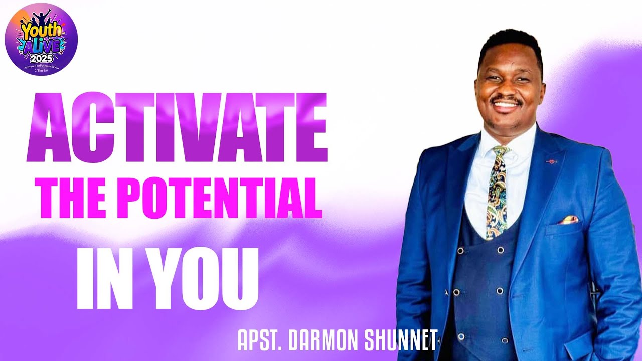 YOUTH ALIVE CONFERENCE 2025 DAY 5 || Activate the Potential in You || APOSTLE DARMON SHUNNET