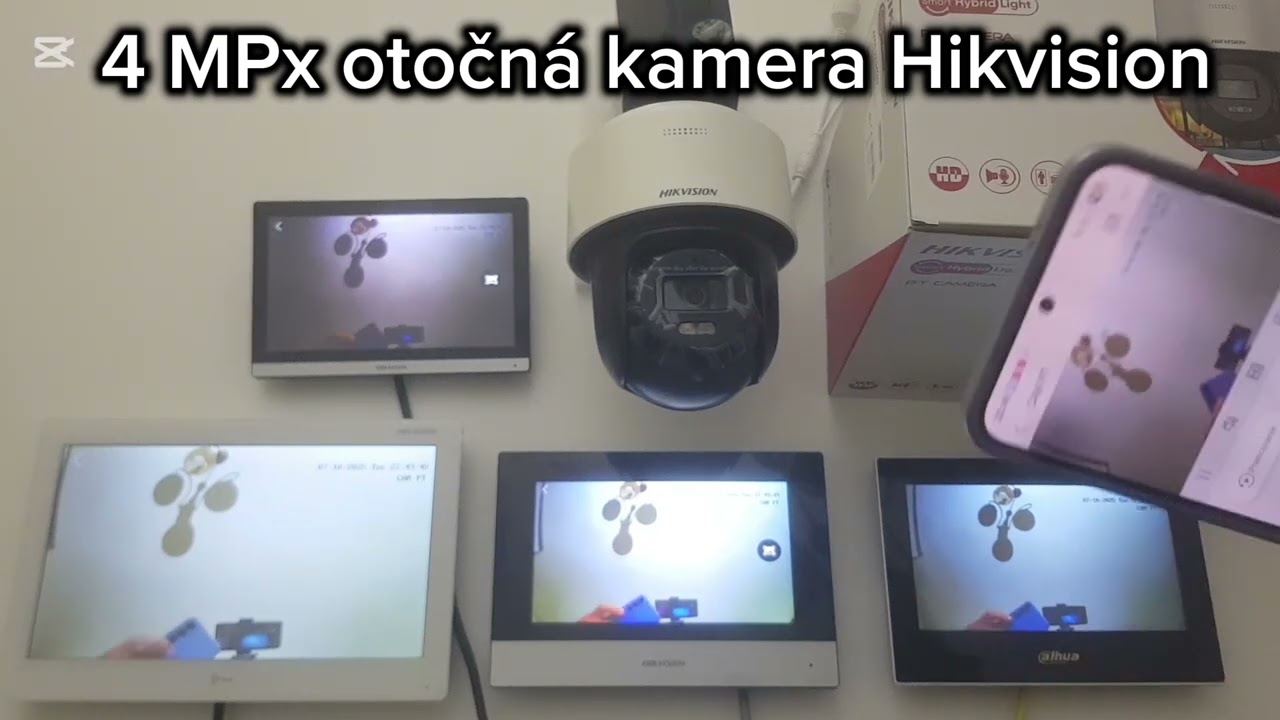 4 MPx otočná kamera Hikvision
