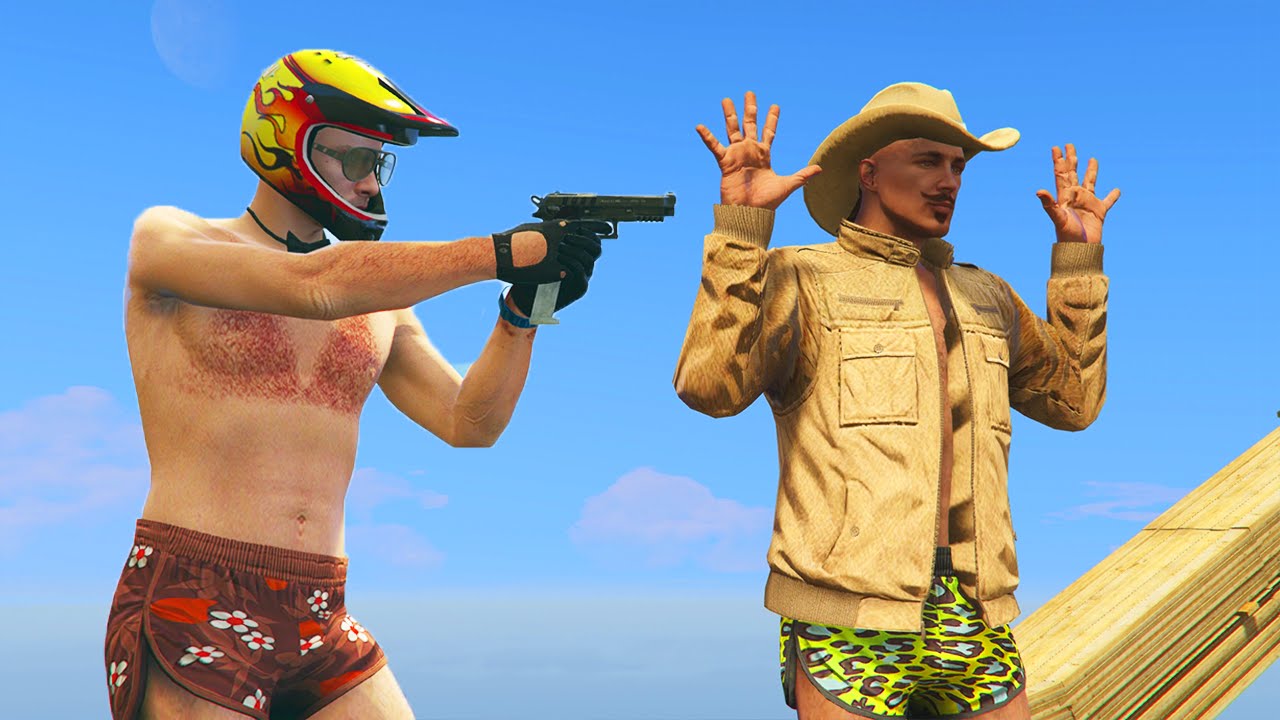 GTA V Online: PARKOUR SAINDO da JAULA!!!