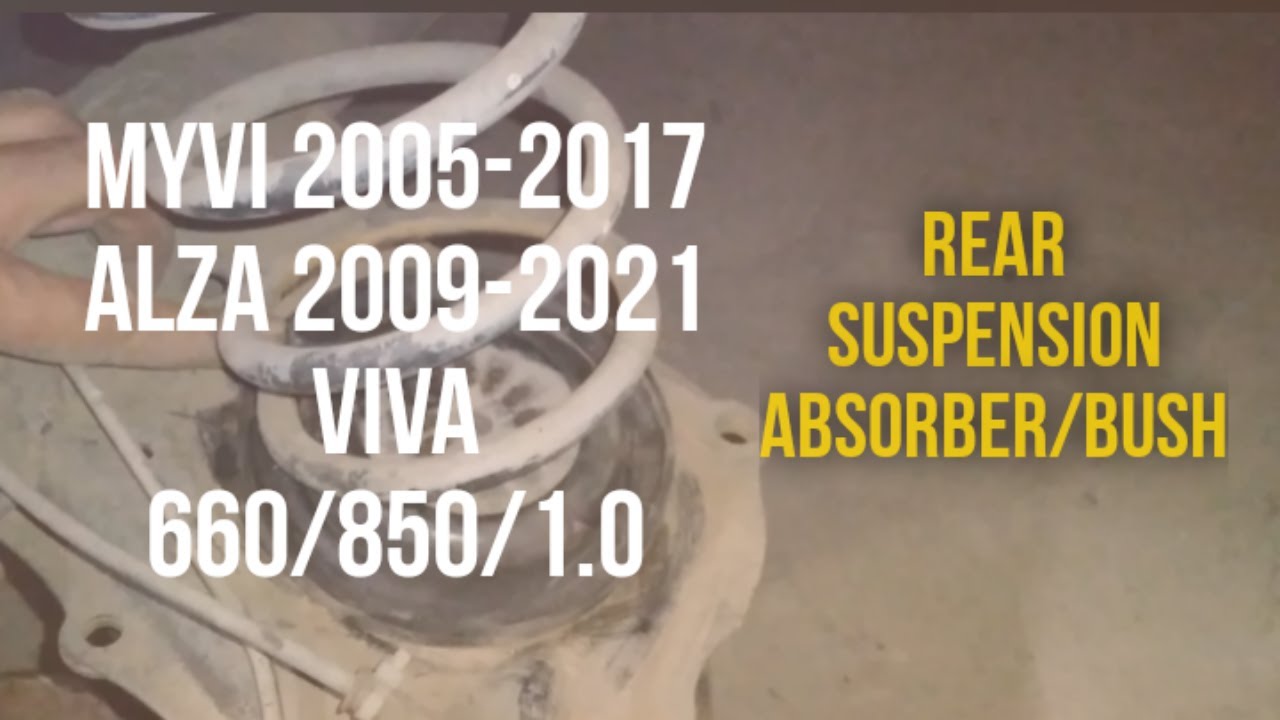 Tutorial Menukar Absorber Belakang Myvi 2006-2017 | Alza 2009-2021| Viva @lanautotech