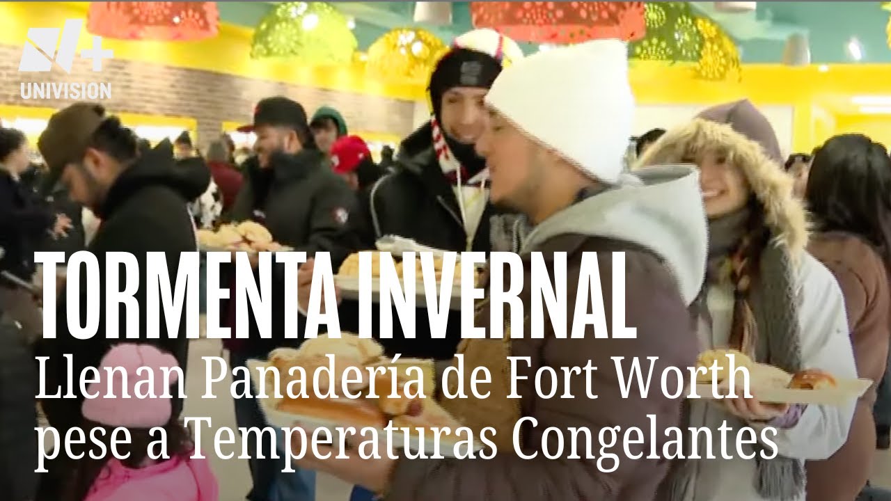 🔴 #EnVivo | Panaderías llenas por el potente frente frío en el norte de Texas