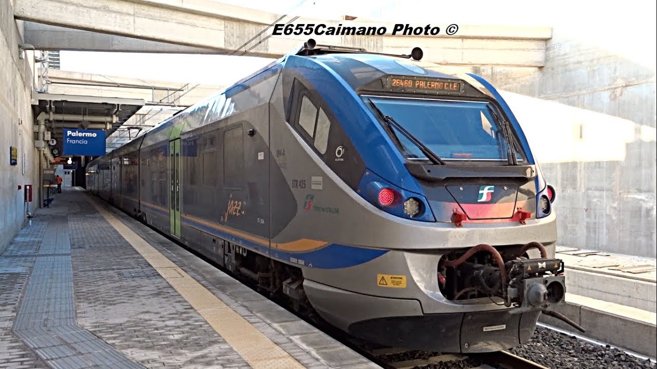 RIAPERTURA PASSANTE FERROVIARIO PALERMO: TRENI IN TRANSITO NELLE NUOVE STAZIONI 1/2