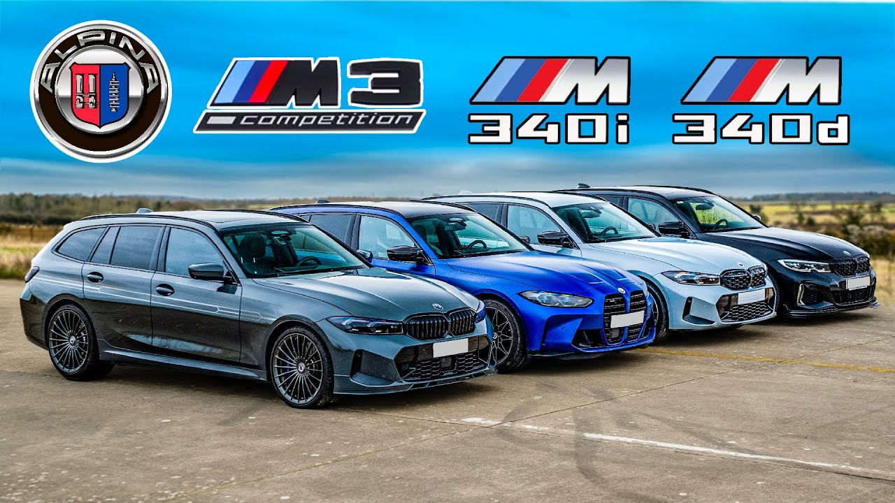 Кто победит в заезде: Alpina B3 или BMW M3 или M340i или M340d?