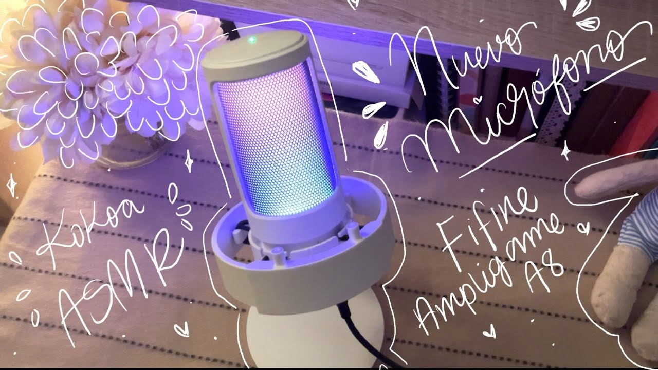 Kokoa ASMR | Tenemos New Miiiiic 🐻❤️ | Fifine Ampligame A8 | Whispers - LoFi - Unboxing. 🪴