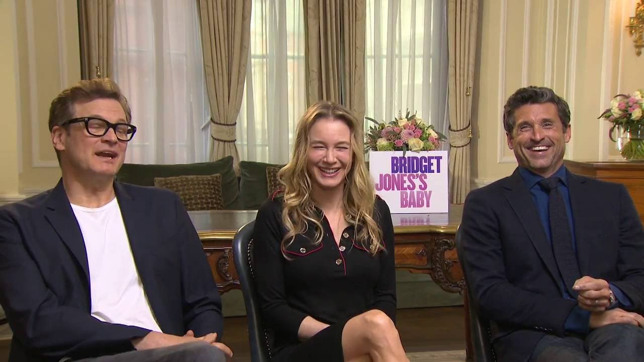 Bridget Jones's Baby Interview - Renée Zellweger, Patrick Dempsey & Colin Firth