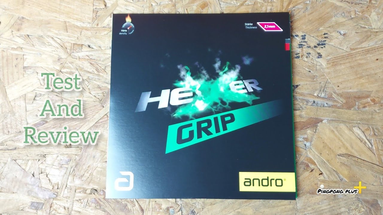 Andro Hexer Grip | Table Tennis Rubber | test and review