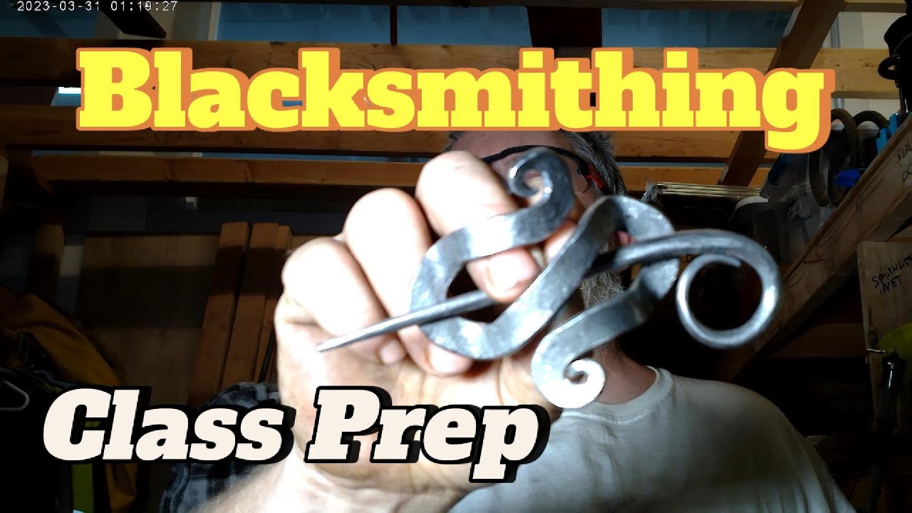My prep or Beginner Blacksmithing class. Viking/medieval Hair berrete