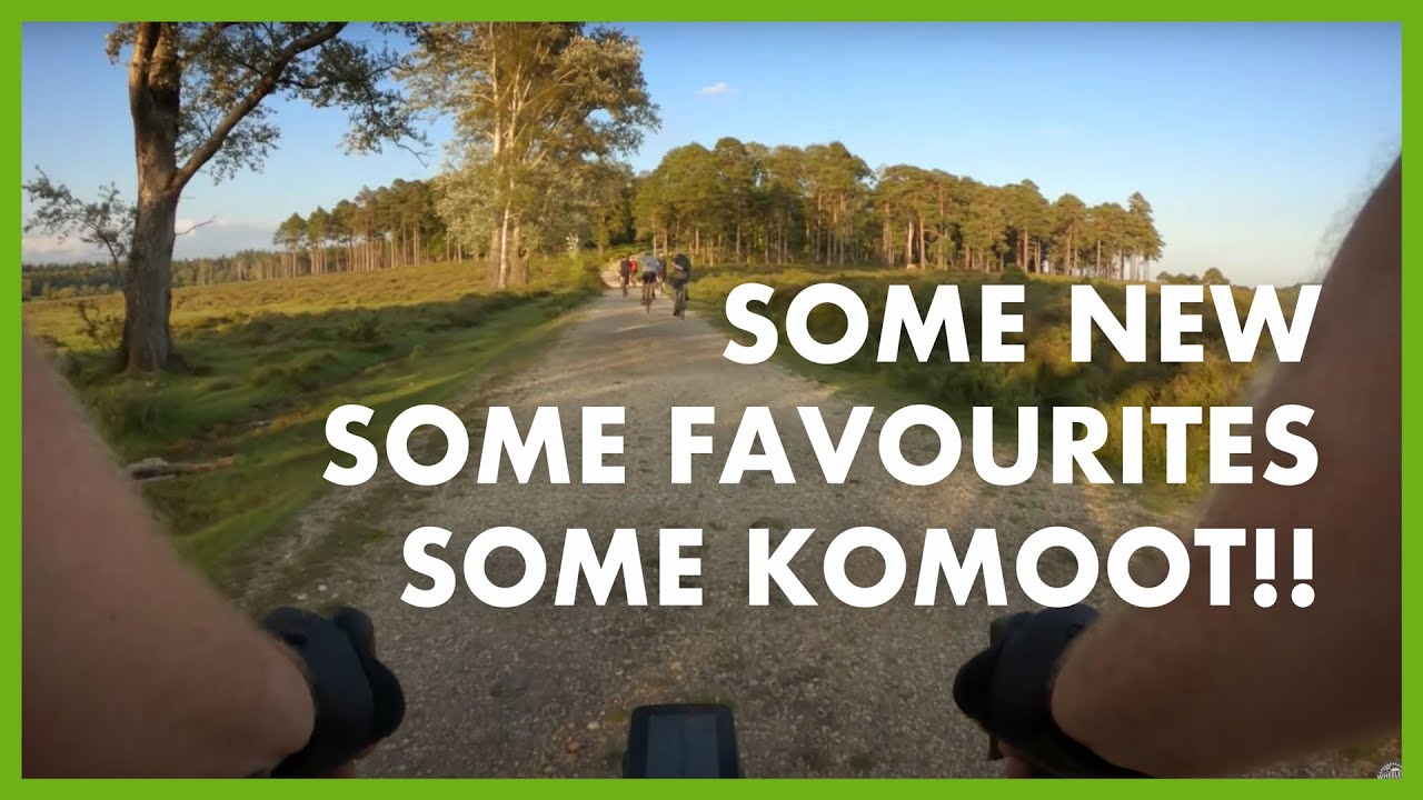 Komoot New Forest Trails | Fast Gravel Ride | Large Gravel Group Ride | Gravel Bike | Cycling Couple