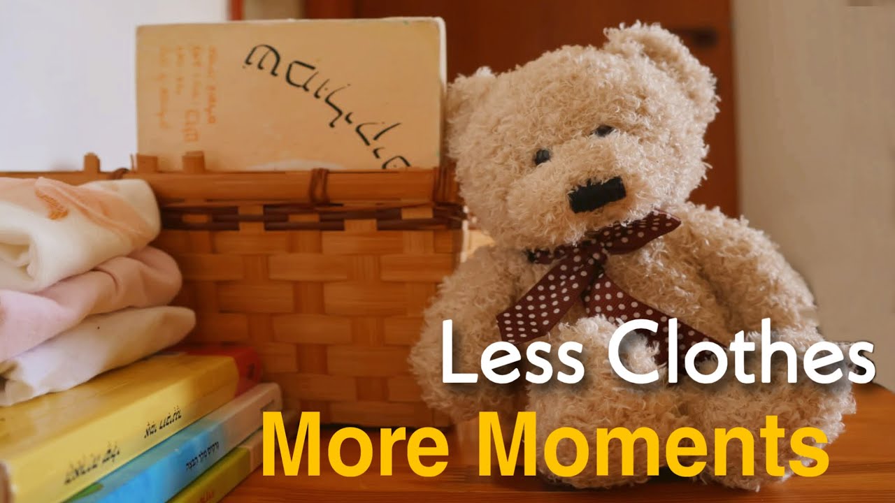 Organizing Baby Clothes | Less Clothes, More Moments