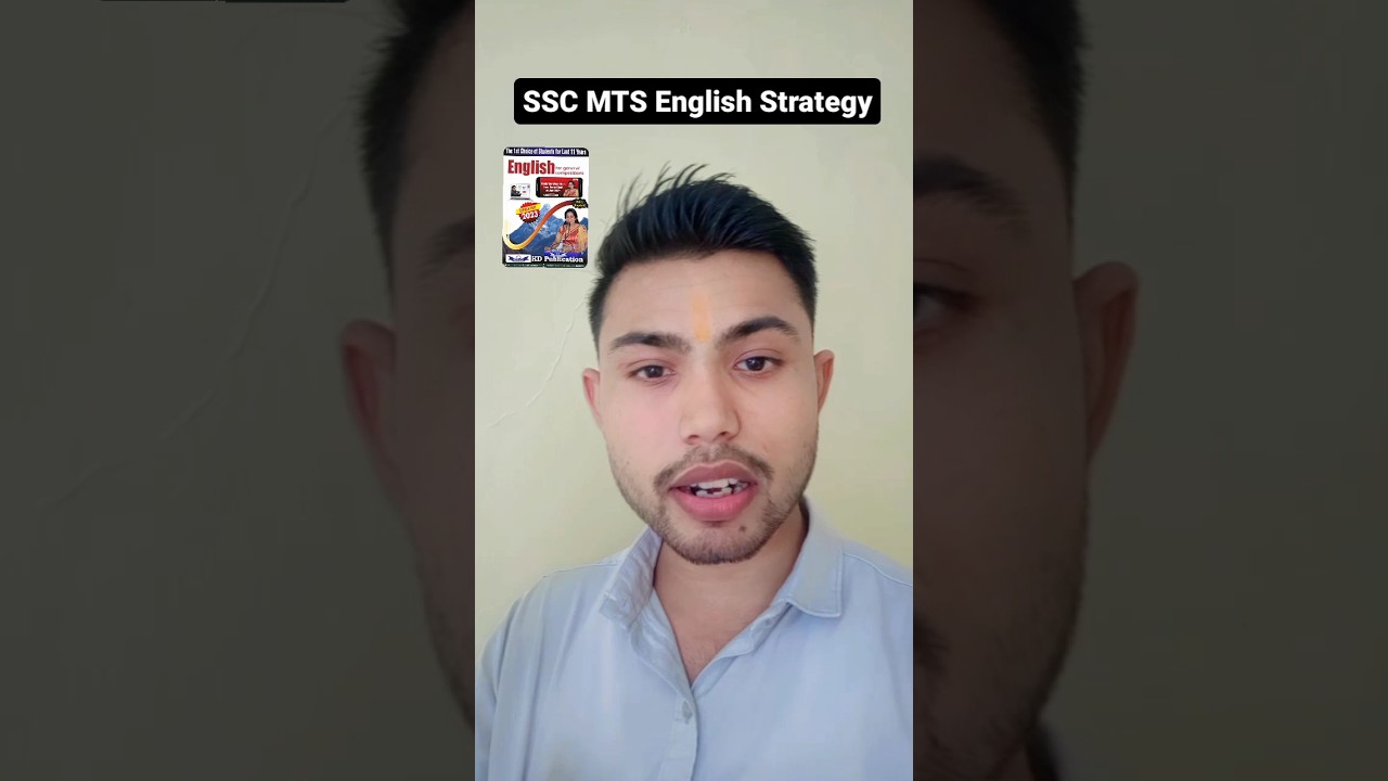 🌱 SSC MTS Havaldar 2024 🔥 English Strategy 🎯 #sscmts #english 💯