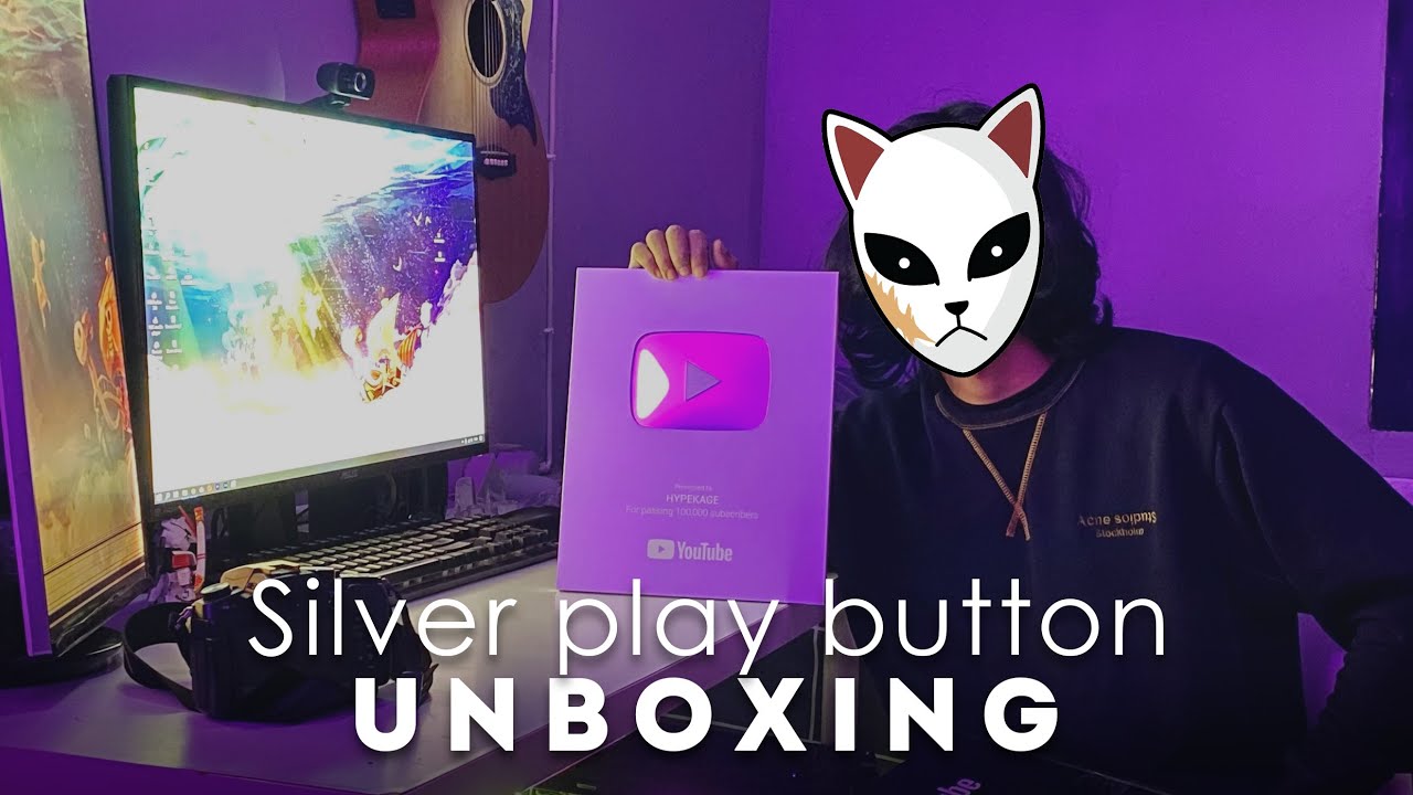 Unboxing Silver Play Button by Hypekage | Thank You 🙏