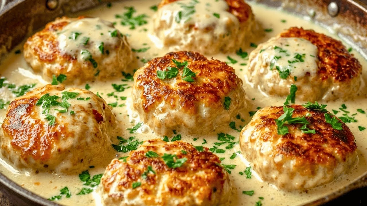 So lecker, ich koche es 3× pro Woche! Das Hähnchenbällchen-Rezept meiner Oma 😍🍗