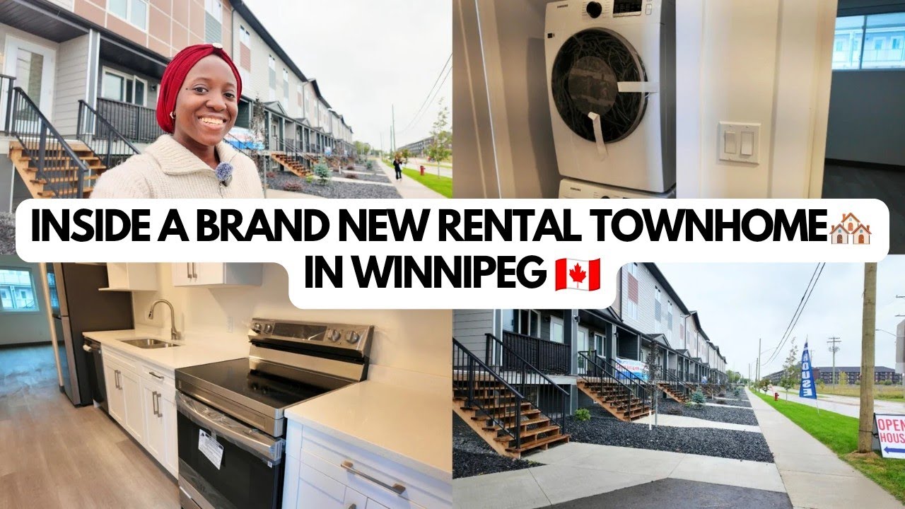 AFFORDABLE 2 BED, 2.5 BATH TOWNHOME TOUR | AVAILABLE FOR RENT IN WINNIPEG, CANADA 🇨🇦 