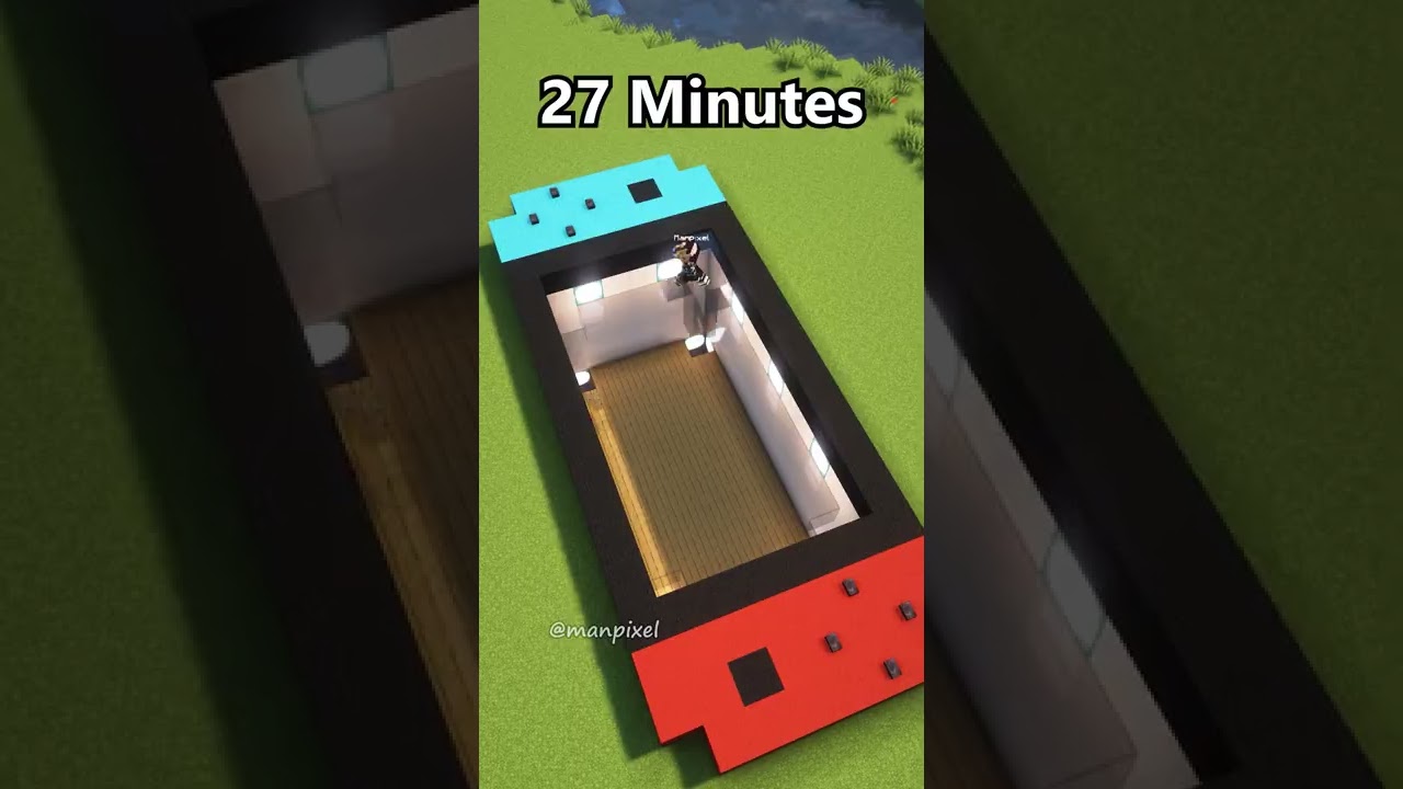 Minecraft Nintendo Switch at Different Times (World's Smallest Violin)