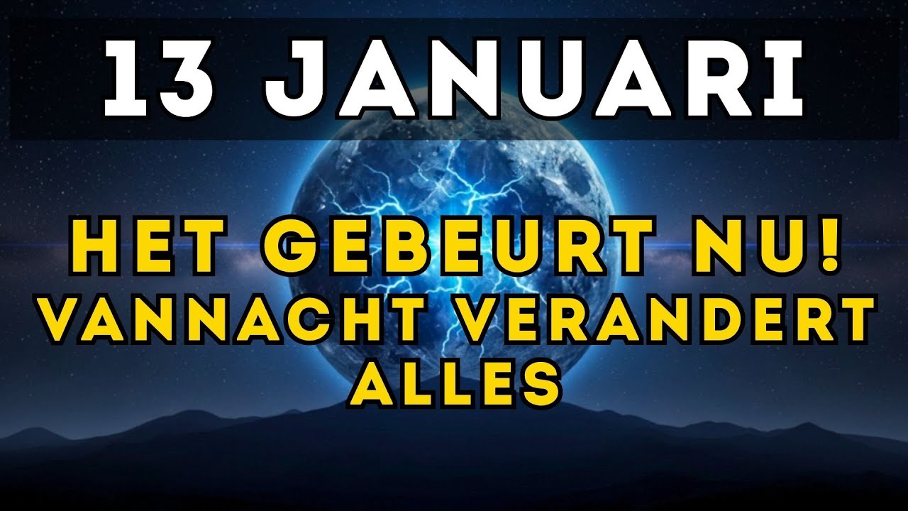 VANNACHT is cruciaal: 3 Tekenen dat je NU de overgang maakt!